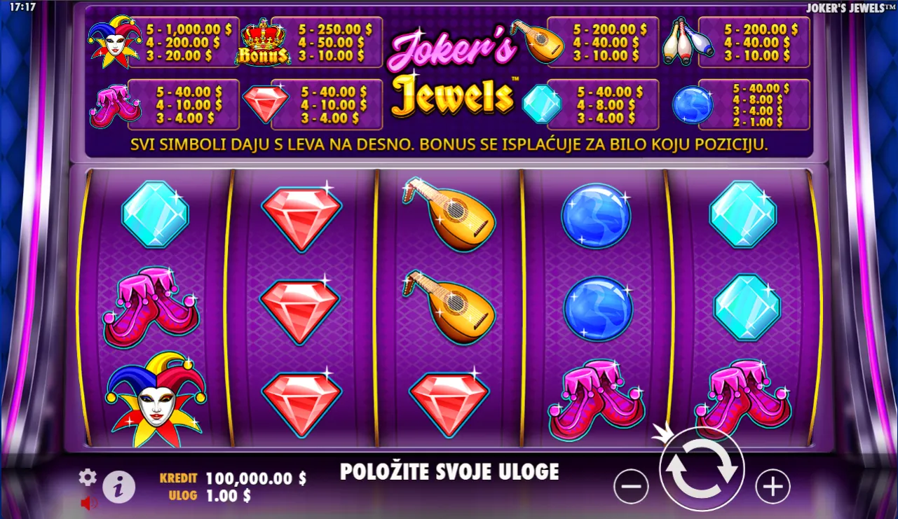 Joker Jewels demo